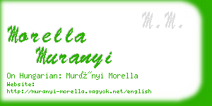 morella muranyi business card